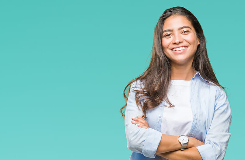 smiling woman