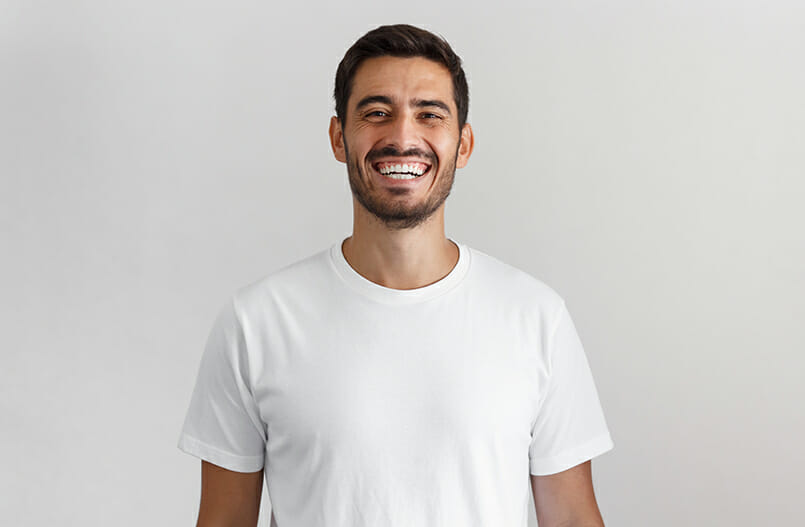 smiling man